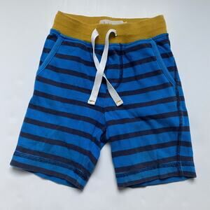 Mini Boden Blue Striped Shorts